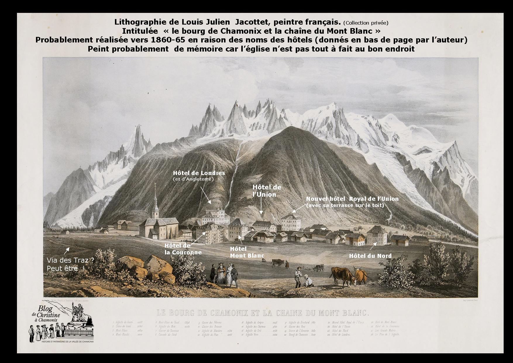 Chamonix en 1859 Histoire et patrimoine de la Vallée de Chamonix